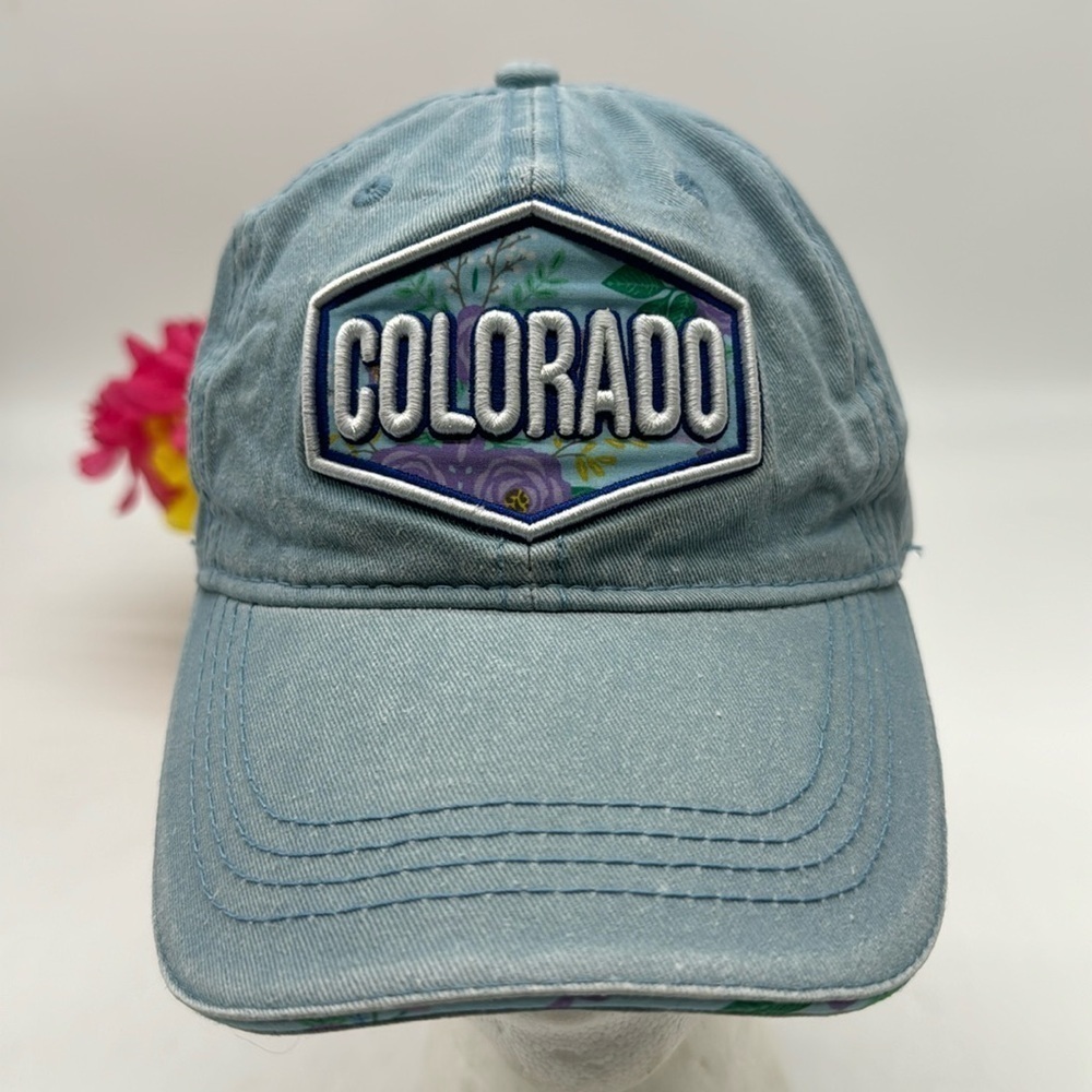 Colorado Light Blue Baseball Hat Adjustable HT6150H